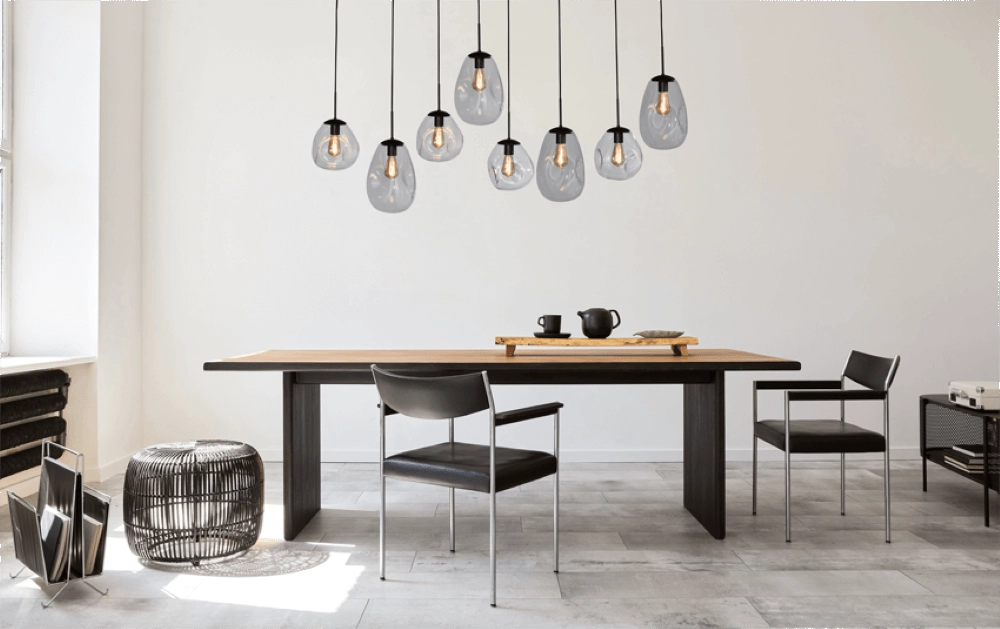 Hanglamp Lava 8x helder glas Masterlight 8718121286280