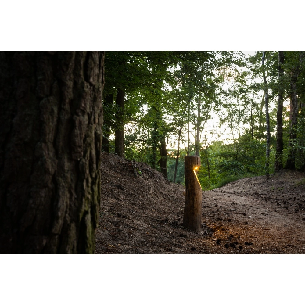 Houten padverlichting Bosco Kastanje - 65cm - 2700K Timberlab 8716803513709