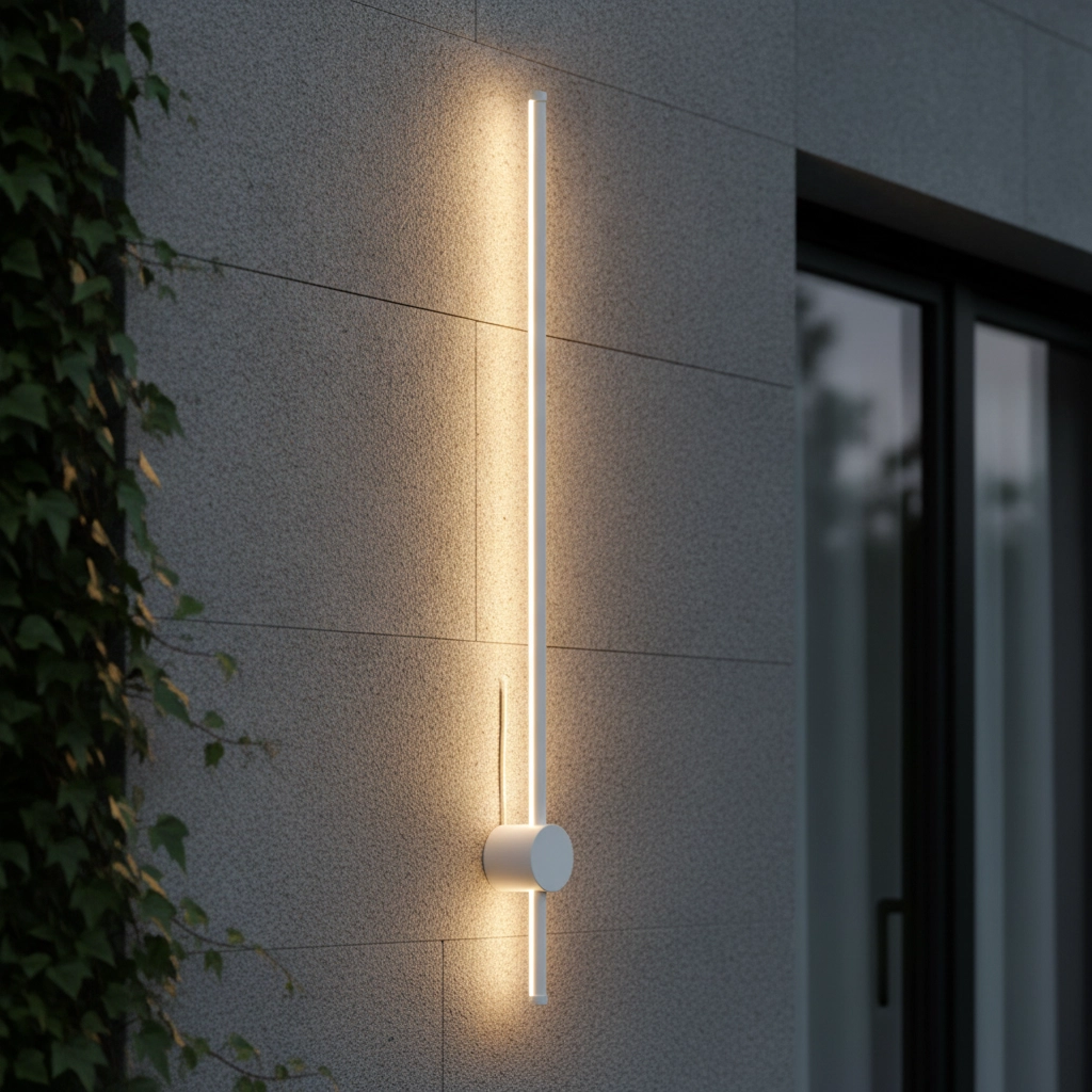 Design wandlamp Ridge wit 97cm