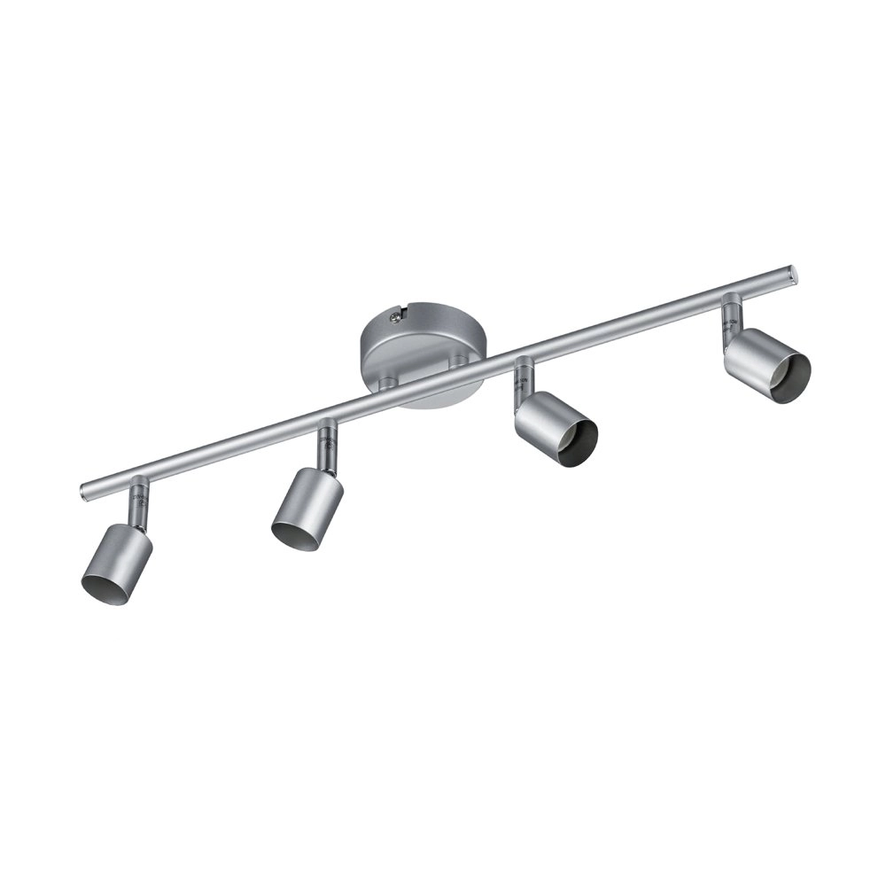 Plafondspots Paris GU10 4-lichts titaangrijs Plafondspots Paris GU10 4-lichts titaangrijs