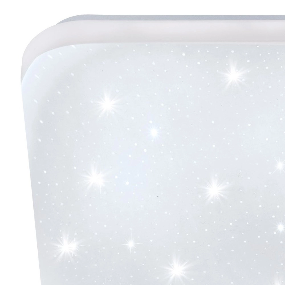 Vierkante plafondlamp Frania-S 33cm - 3000K stereffect wit Eglo 9002759978822