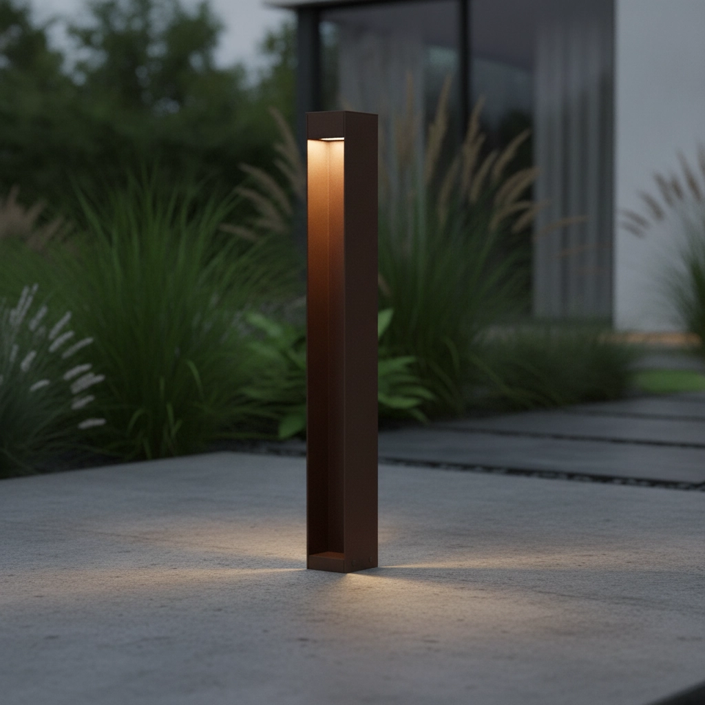 Padverlichting Lumix roestbruin 60cm
