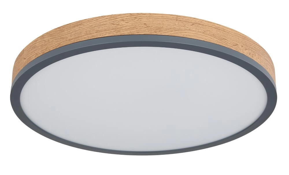 Houten led plafondlamp Doro Ø 45cm Globo 9007371430567