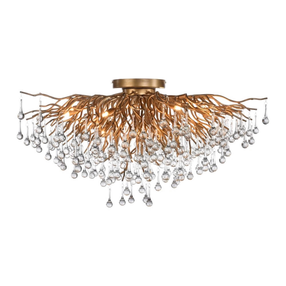 Kroonluchter Icicle messing 100cm Paul Neuhaus 4012248352106