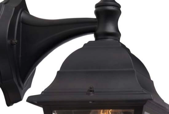 Zwarte muurlamp Newport Brilliant 4004353057878