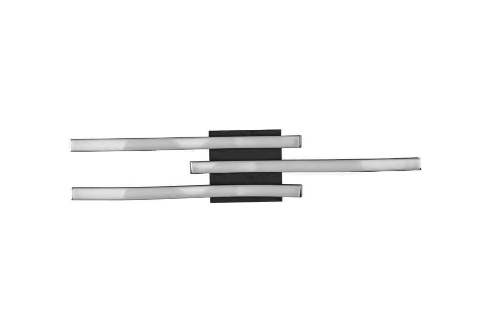 Plafondlamp Route led 4000K zwart Trio 4017807521757