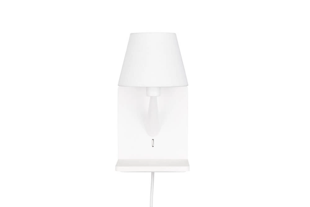 Strak nachtlampje Comfort wit - met usb Trio 4017807614756