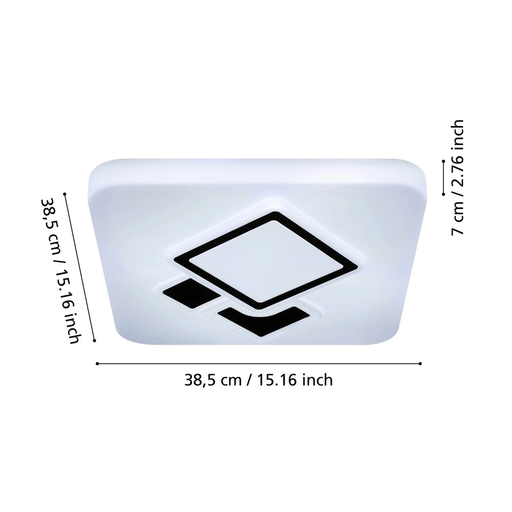 Design plafondlamp Espartaco wit Eglo 9002759756451
