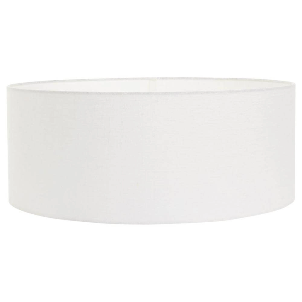 Vloerlamp Curve zwart met grof witte kap Ø 50cm Steinhauer 8712746179484