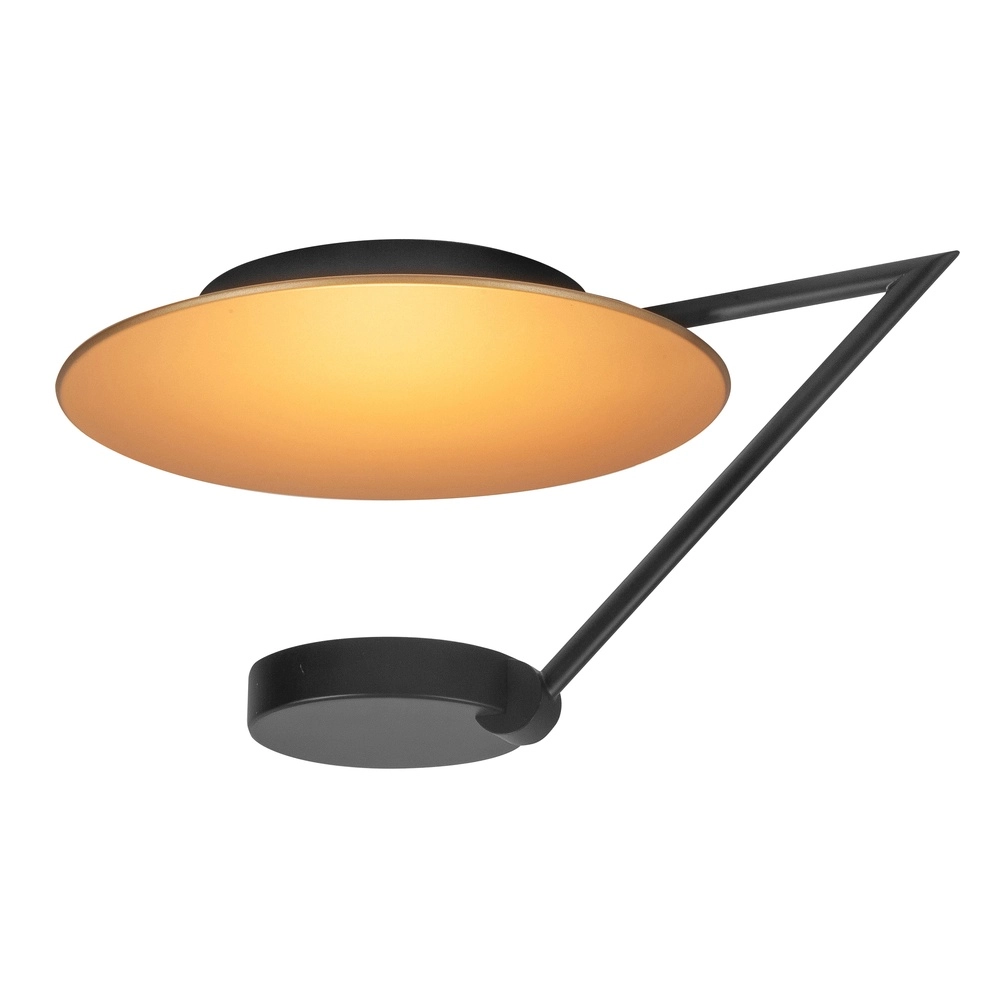 Design plafondlamp Goldy zwart Ø 29cm