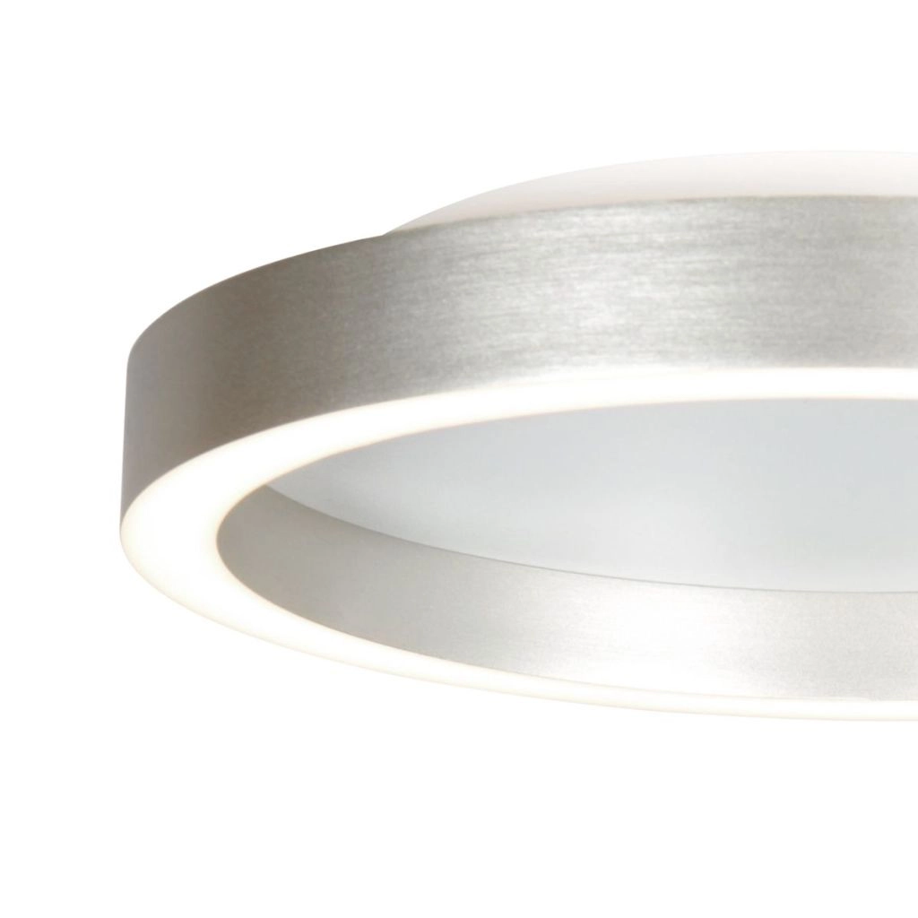 Design plafondlamp Ringlux geborsteld metaal Ø 40cm Steinhauer 8712746180930