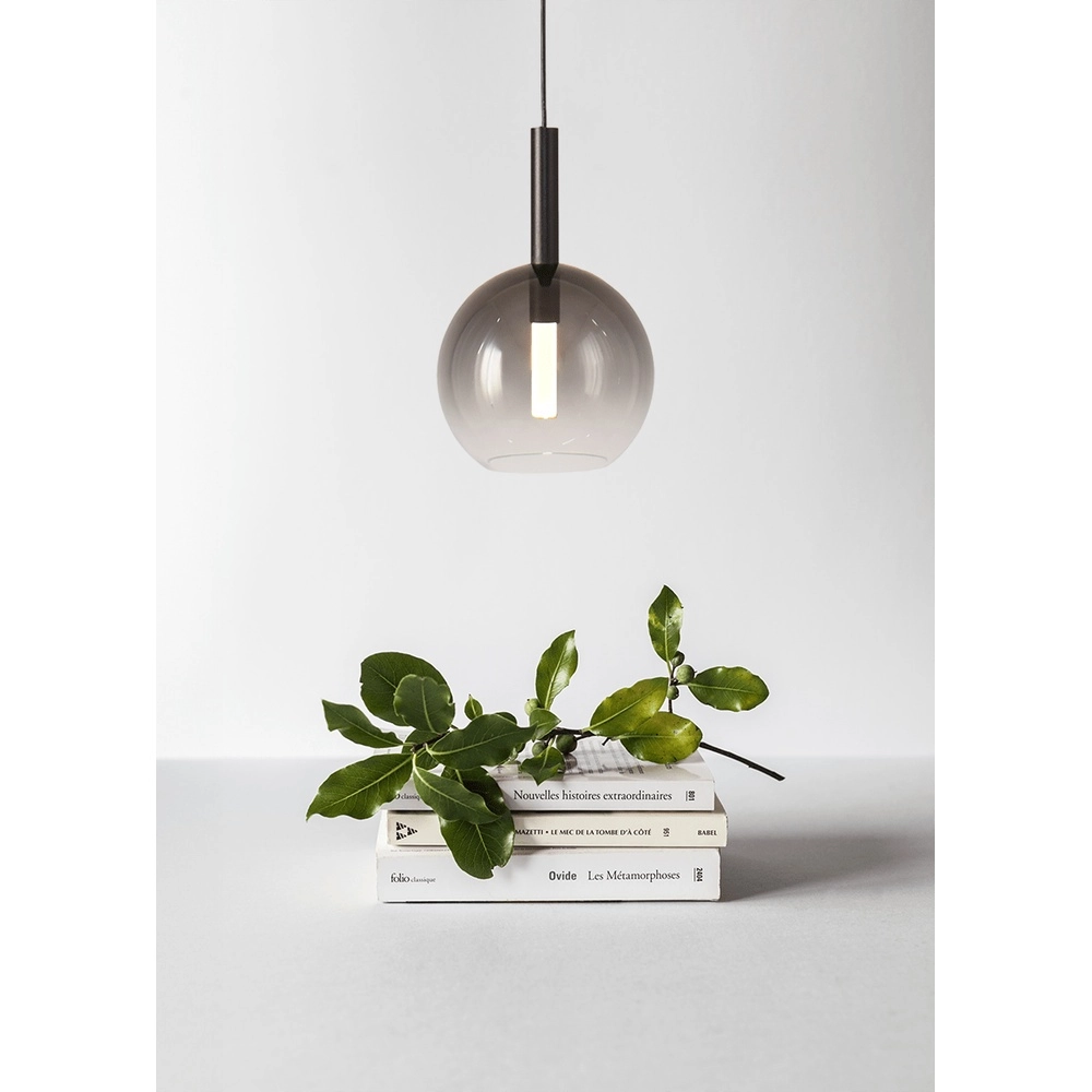 Hanglamp Ø 17cm Lido Ball met smoke-fading glas Masterlight 8718121324692