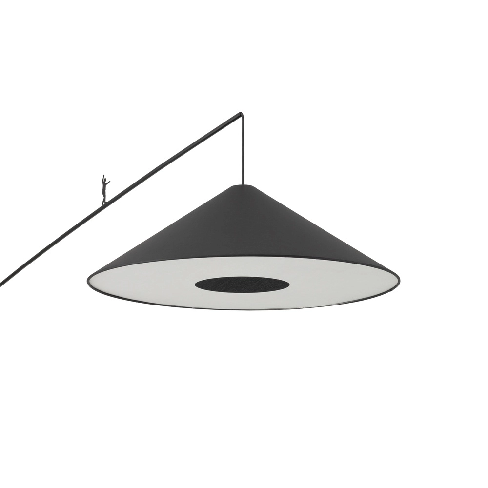 Vloerlamp Poise zwart Ø 72cm Lyora 5903139117685
