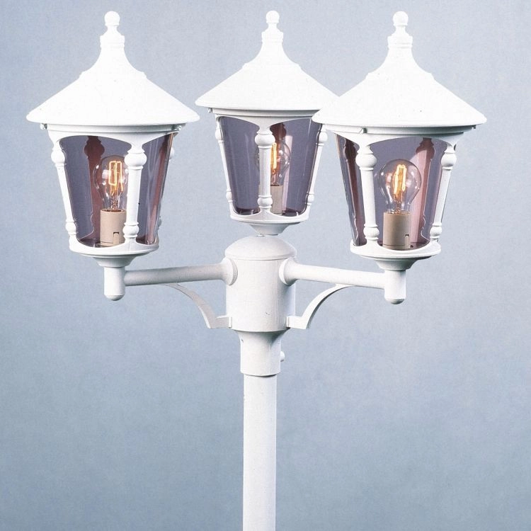 Klassieke lantaarnkap Virgo 3-lichts wit KonstSmide 7318305732506