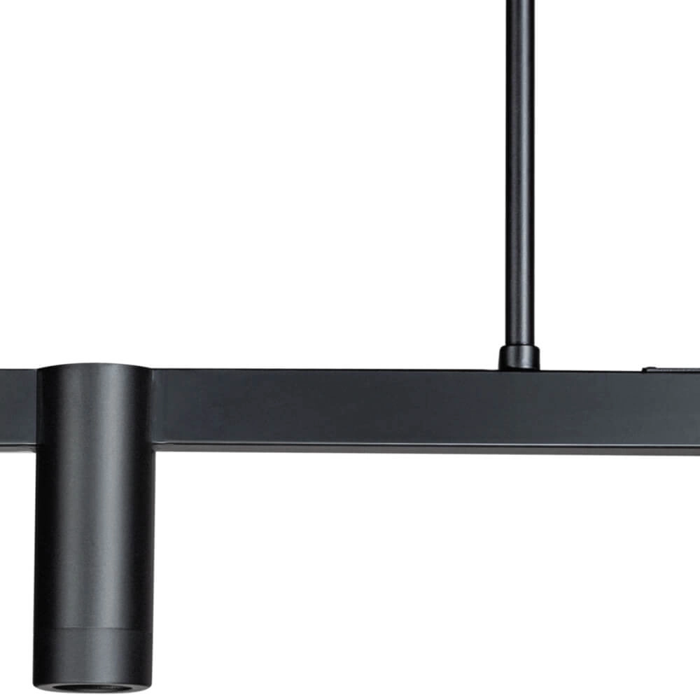 Strakke eettafellamp Miller 4-lichts zwart ETH 8720195303077