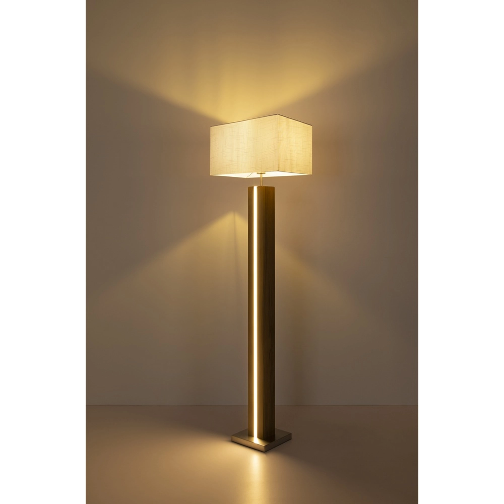 Vloerlamp Forest hout Globo 9007371484553