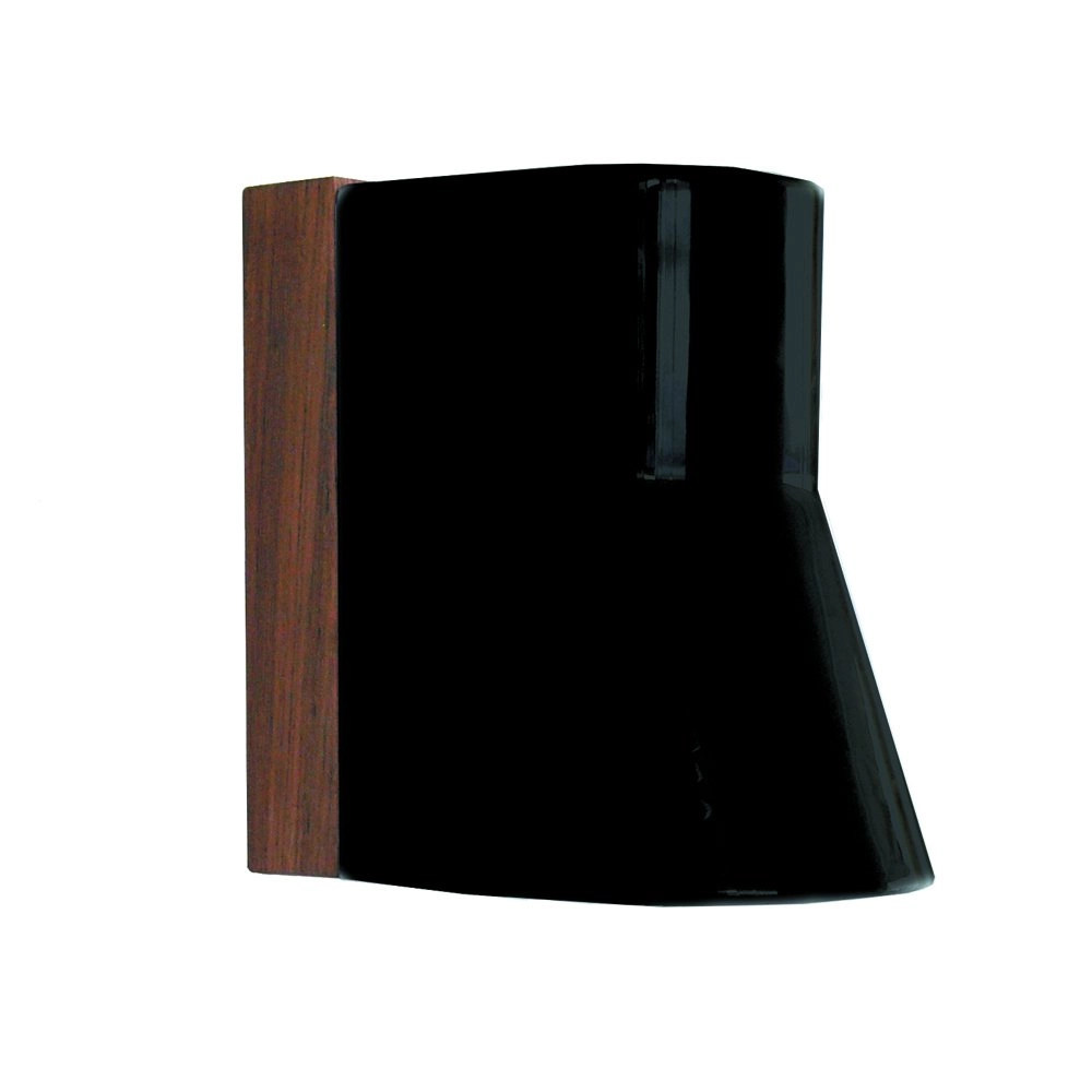 Houten buitenlamp Beacon met zwart