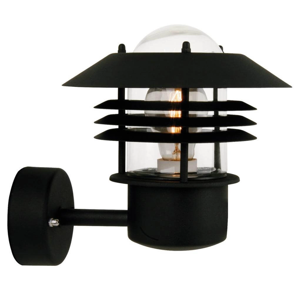 Klassieke wandlamp Vejers zwart