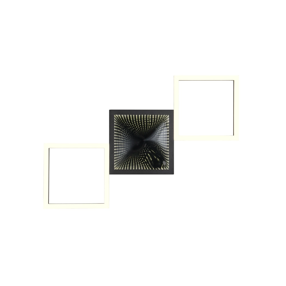 Design plafondlamp Gelo zwart Trio 4017807645712