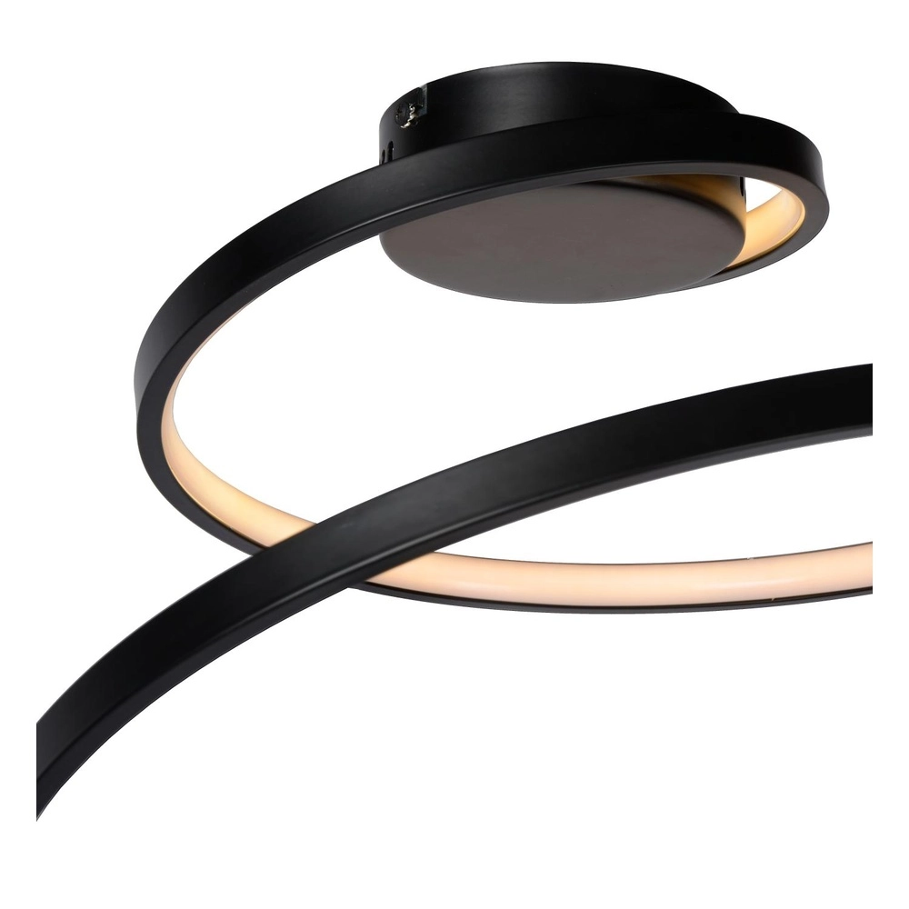 Moderne plafondlamp Maxence zwart Lucide 5411212460745