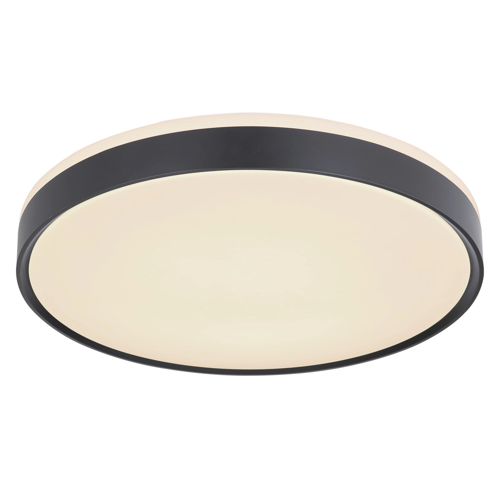 Plafonniere Sonny zwart met wit Ø 40cm