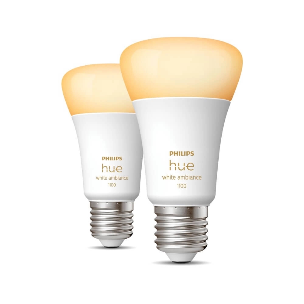 Hue - E27 - 11W - White Ambiance set van 2 Philips 8719514291256