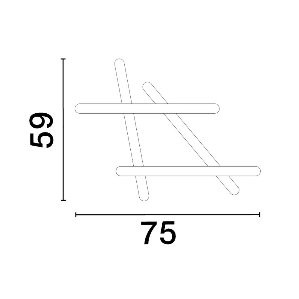 Design plafondlamp Willow M wit Lyora 5212017431950