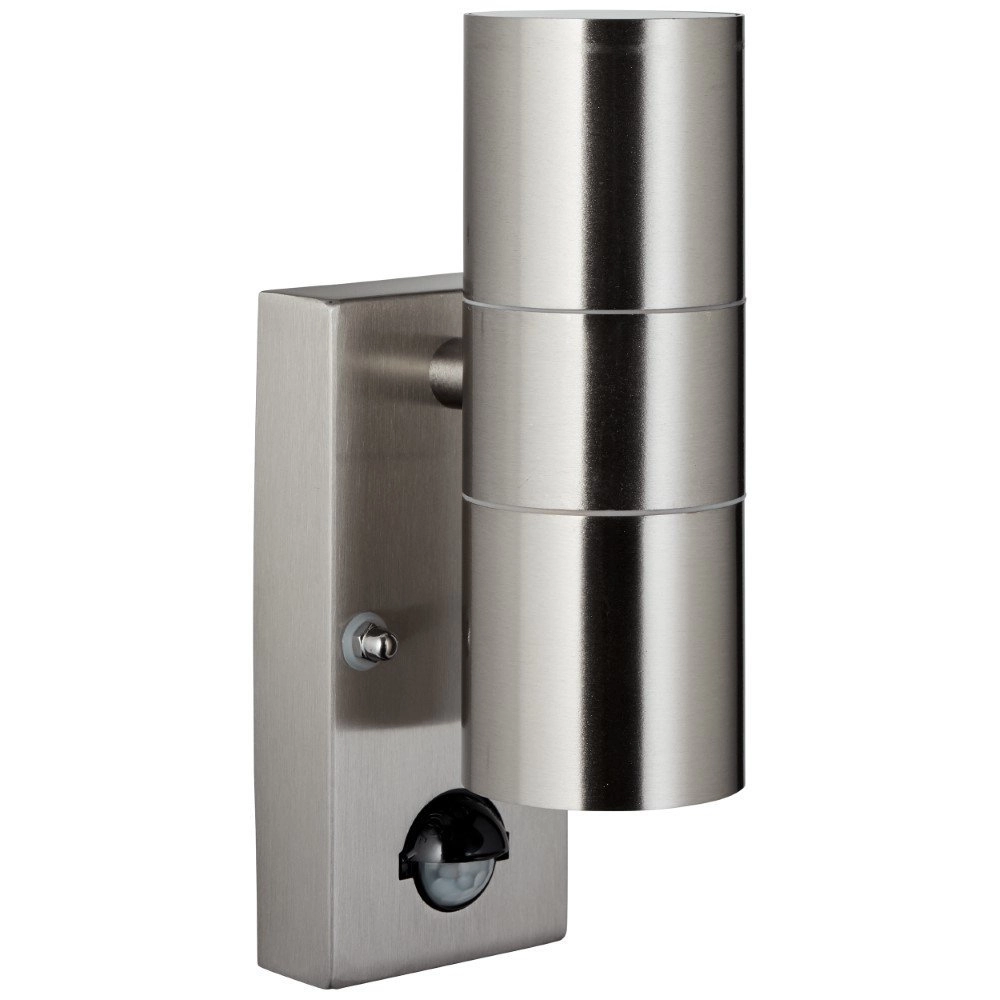 Wandlamp Hanni Up - Down met bewegingssensor RVS Brilliant 4004353385247