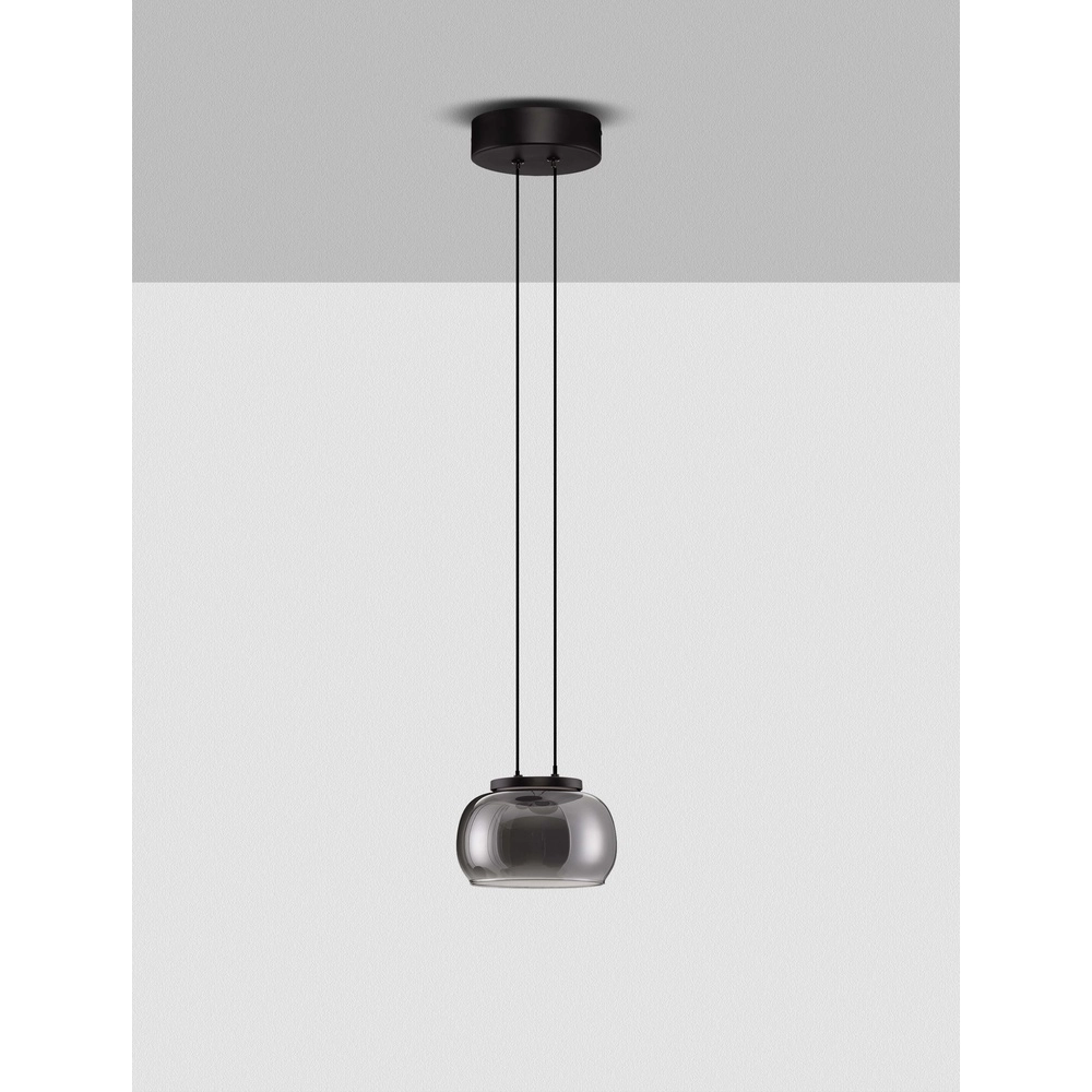Moderne hanglamp Bios enkel zwart Lyora 5212017458513