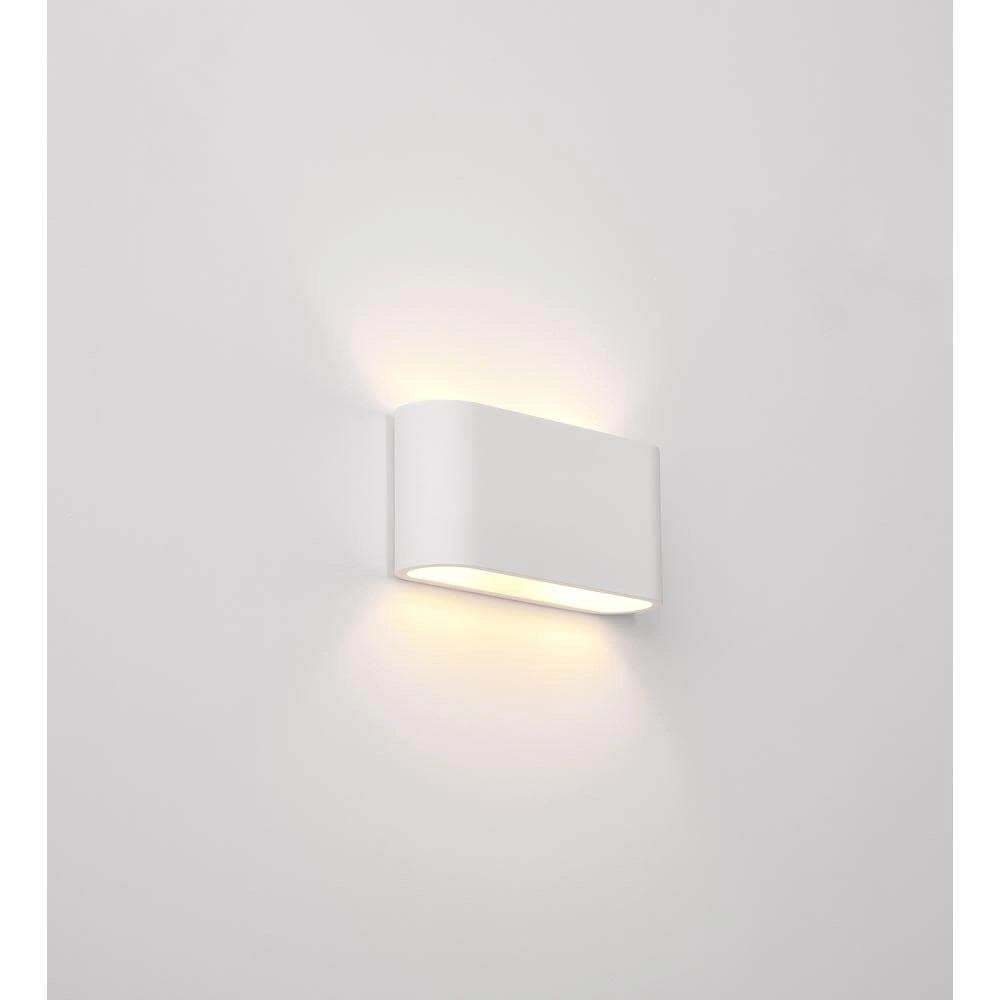 Unieke wandlamp Lille wit met ribbels Unieke wandlamp Lille wit met ribbels