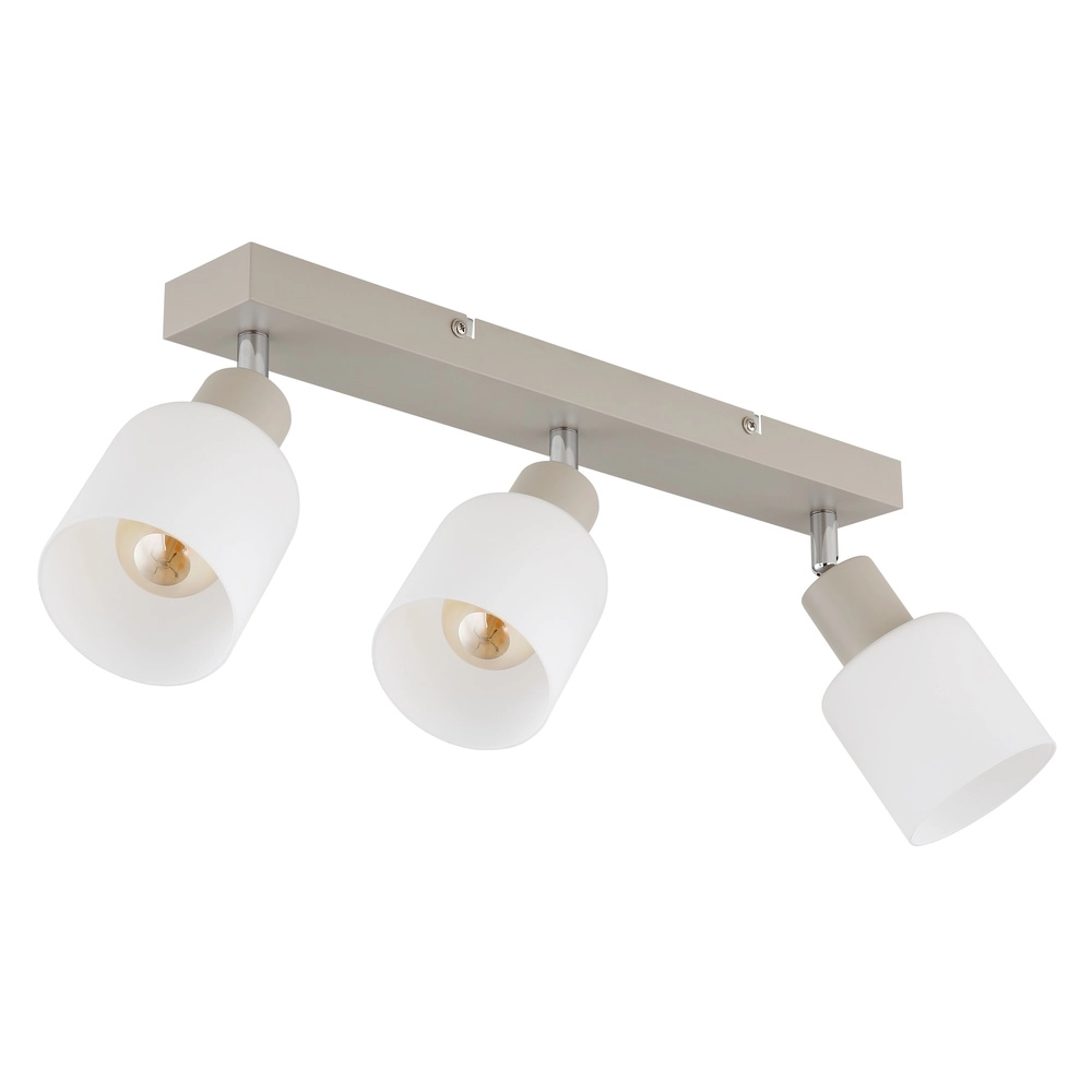 3-lichts plafondspot Trent zand bruin Globo 9007371578962