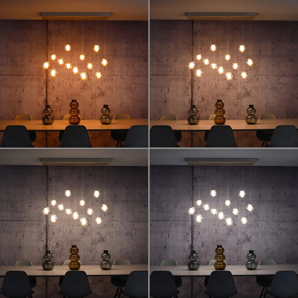 13-lichts hanglamp Pure Popup bronce Paul Neuhaus 4012248398319