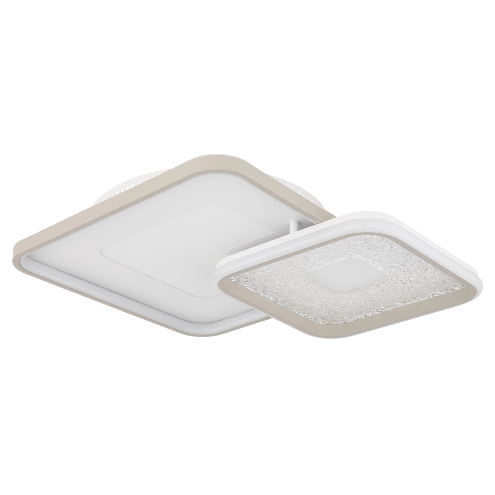 Moderne plafondlamp Mosaiko 50 x 50cm zand bruin Globo 9007371569762