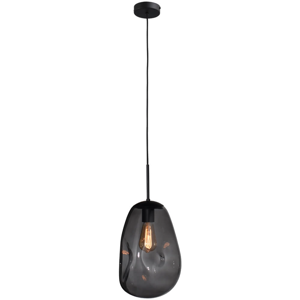 Hanglamp Lava 1x smoke glas Ø 22,5cm Masterlight 8718121285955