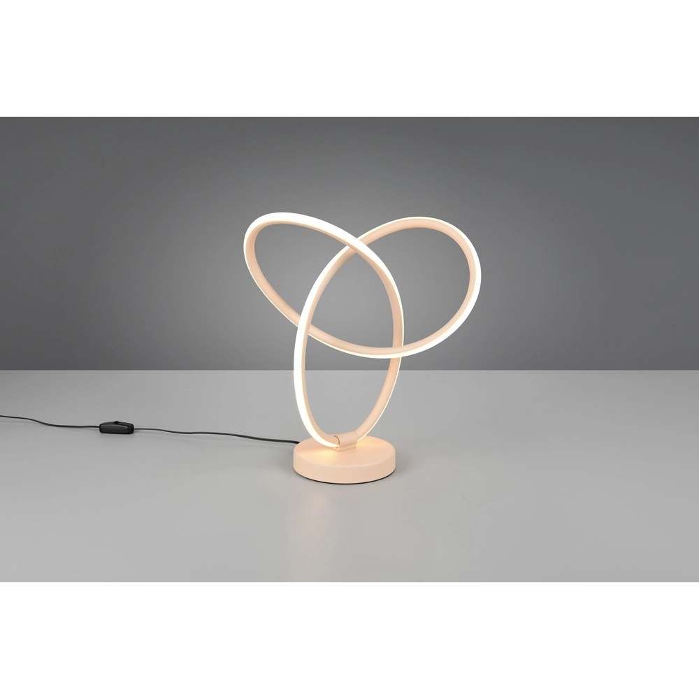 Tafellamp Lando design zand bruin Trio 4017807656534