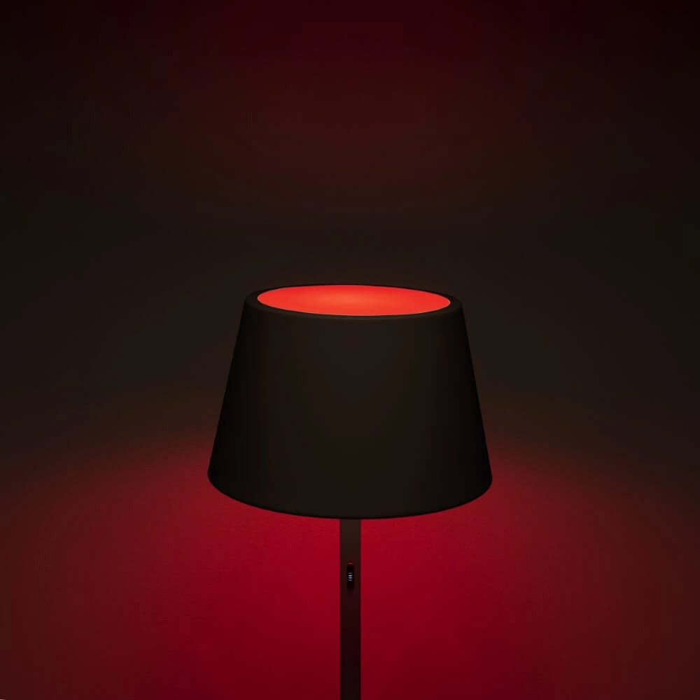 Oplaadbare schemerlamp voor buiten Pomezia zwart KonstSmide 7318307824759