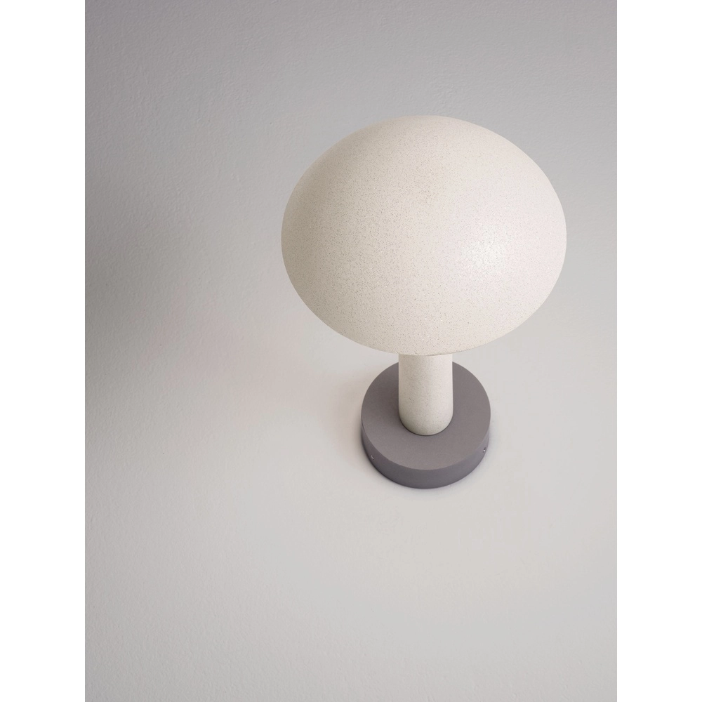 Ronde tuinlamp Tura wit 35cm Lyora 5212017471536