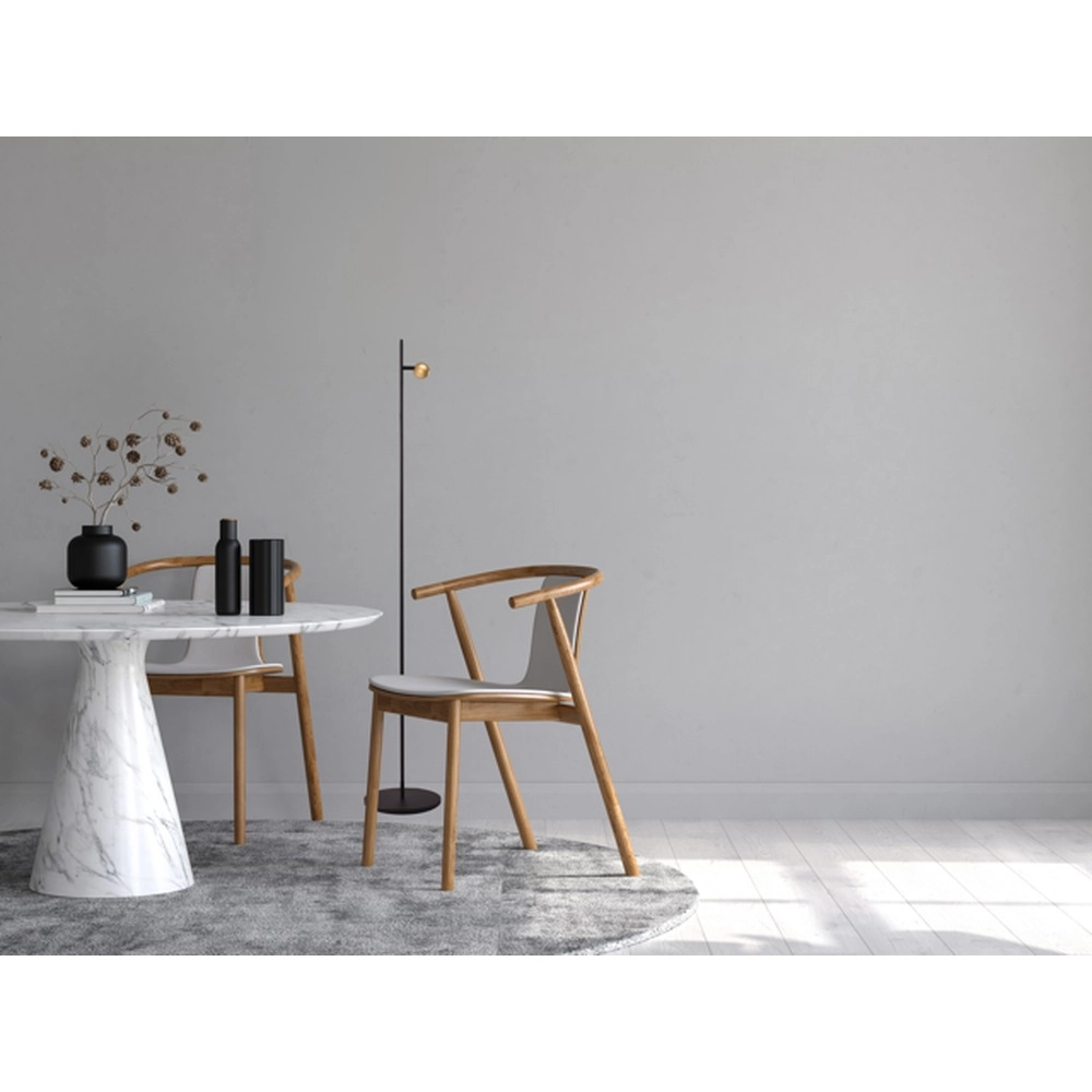 Vloerlamp Talana zwart met goud Masterlight 8718121359229
