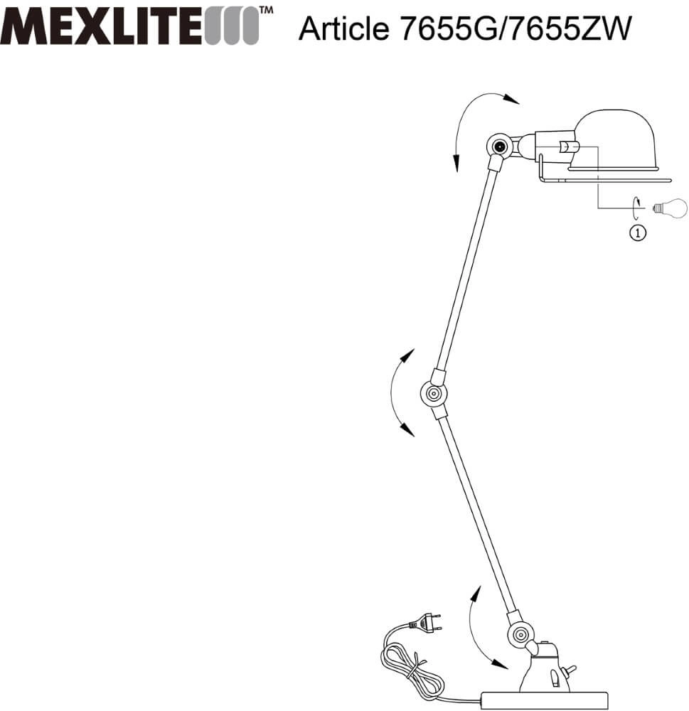 Landelijke bureaulamp Davin retro groen met grijs Steinhauer 8712746102000