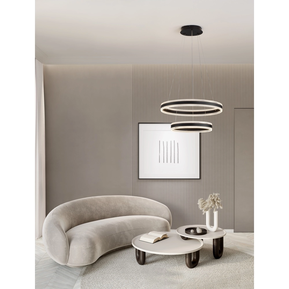 Design pendant lamp Alaro Black Double Lyora 5212017459633