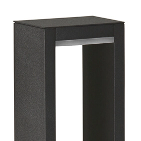 Staande Led buitenlamp Padestal 90cm-zwart Albert 4007235622423