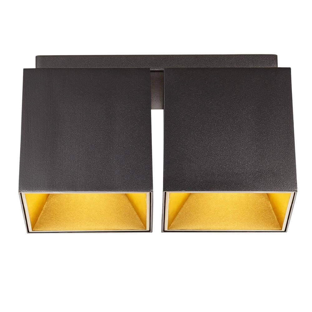 Opbouwspot Ethan zwart dubbel Nordlux 5704924007064