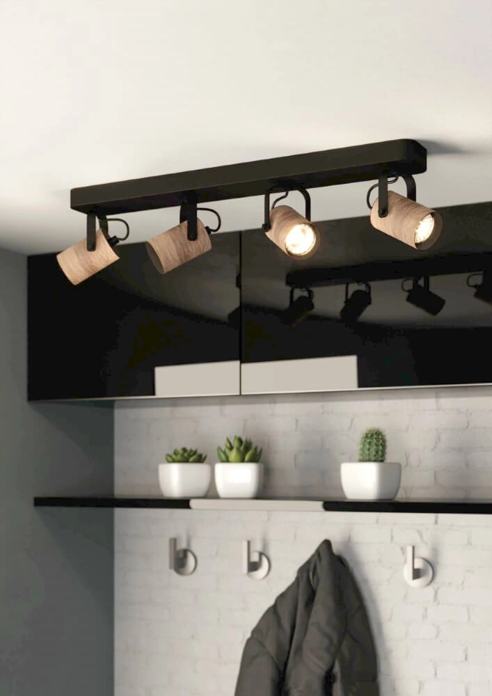 4-lichts plafondspot Cayuca landelijk Eglo 9008606240005