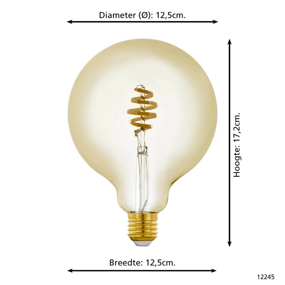 Led lampenbol Zigbee - E27 - 4.9 watt - 2200-6500K - G125 Eglo 9002759122454