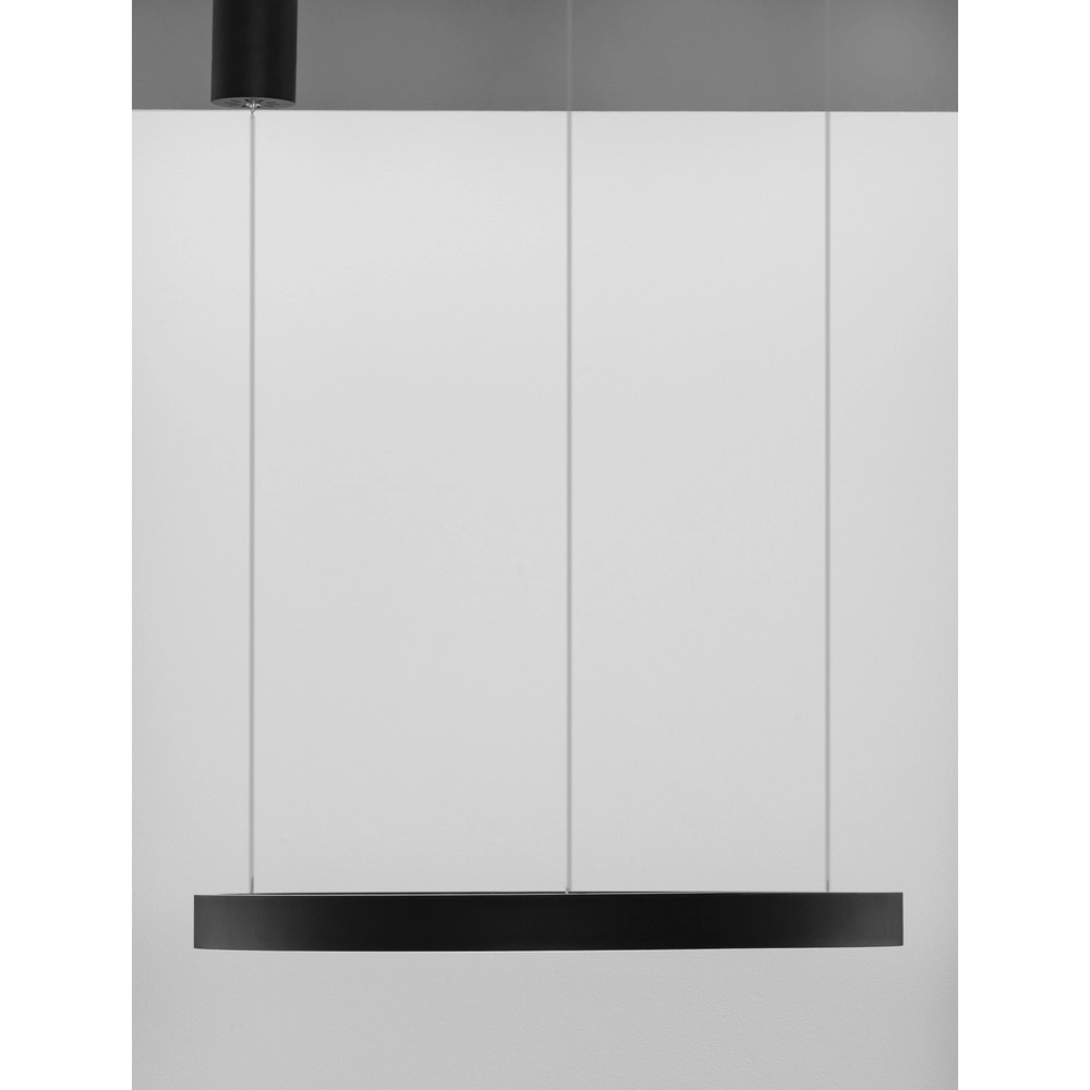 Zwarte hanglamp Elowen design Ø 60cm Lyora 5212017439055