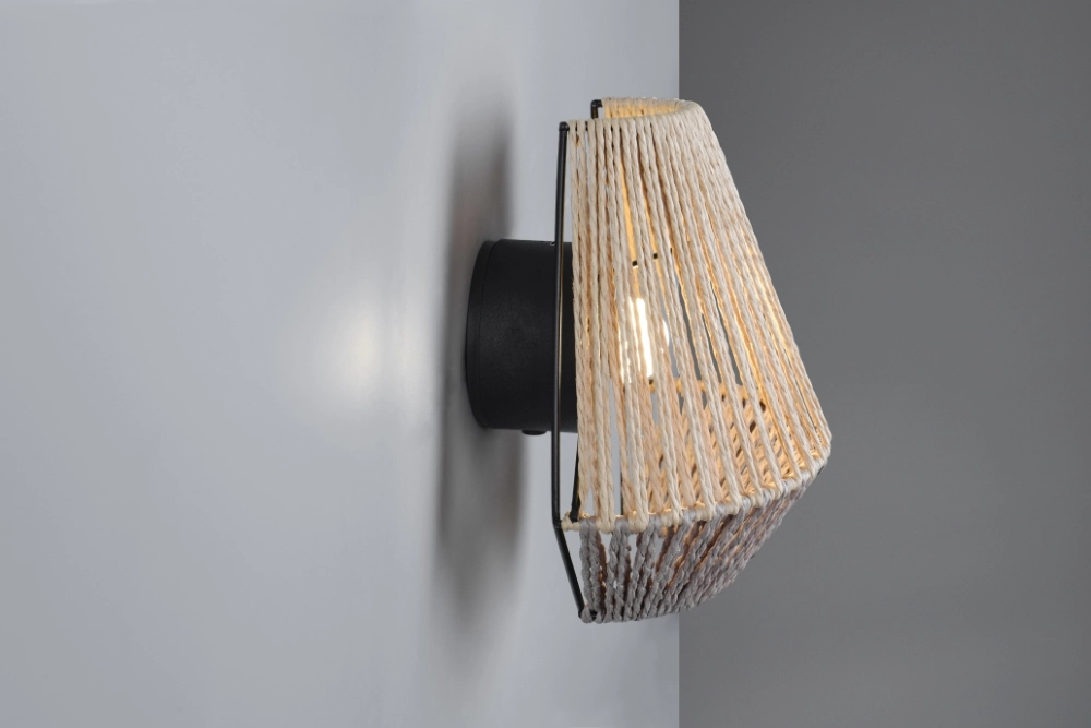 Rotan wandlamp Lira oplaadbaar Trio 4017807643183