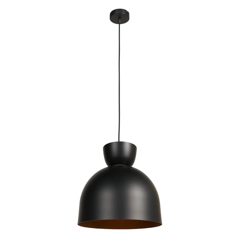 Design hanglamp Skandina zwart bolvorm Ø 35cm Steinhauer 8712746171808
