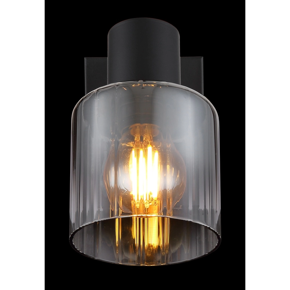 Zwarte wandlamp Jack zwart Globo 9007371513833