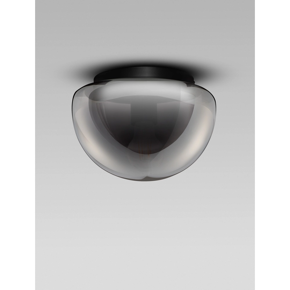 Plafondlamp Ebony smoke glas Ø 31,5cm Lyora 5212017483546