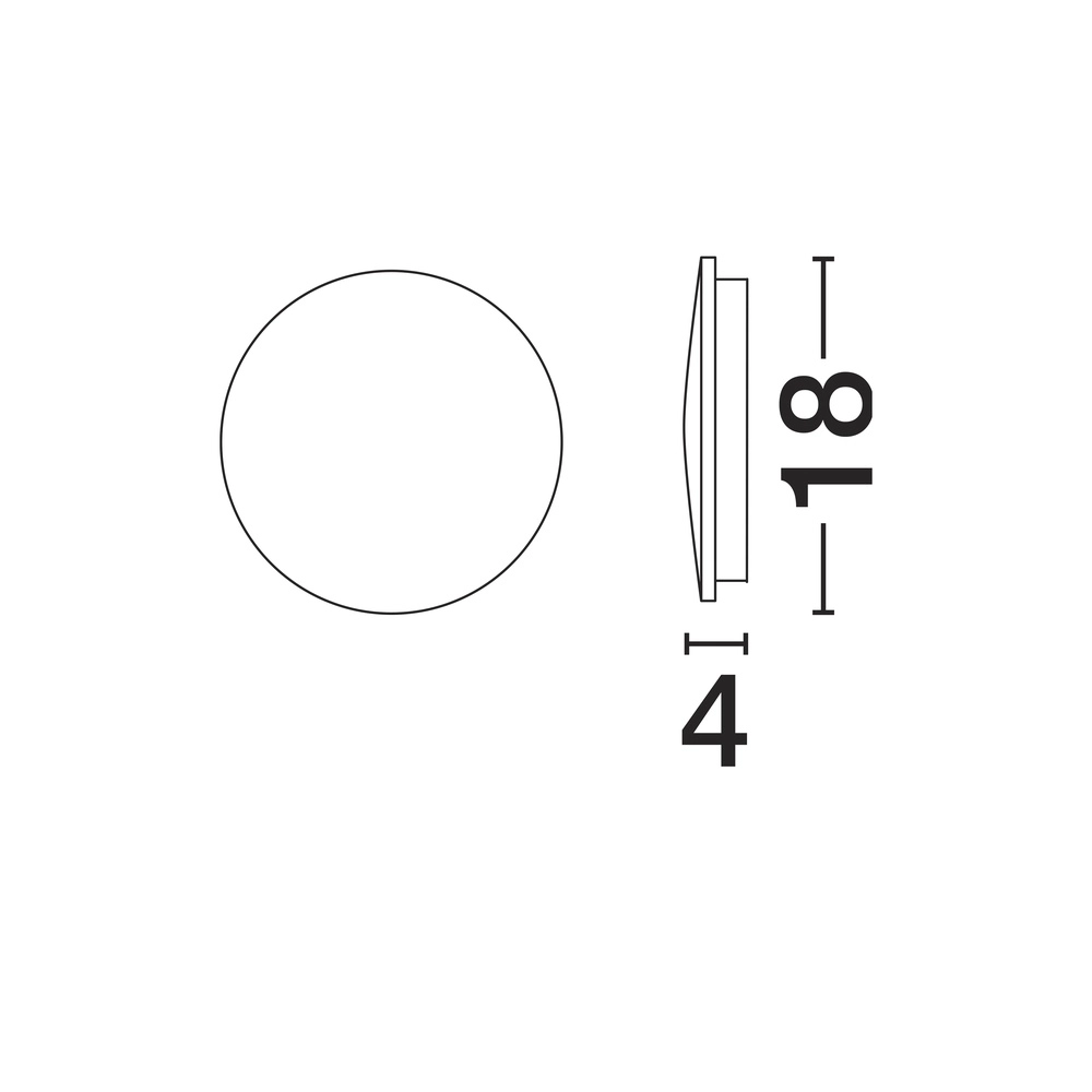 Ronde wandlamp Copper zwart Ø 18cm Lyora 5212017447340